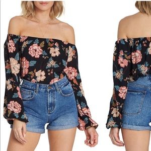 Billabong Mi Amore Off The Shoulder Top